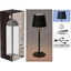 Lámpara de mesa LED 27cm Koopman gris