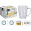 Set 4 Jarras de Cristal Templado Koopman