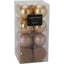 SET 16 BOLAS NAVIDAD 6CM ORO | KOOPMAN CHRISTMAS | 1 UNIDAD | 8721037703376