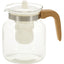 Tetera Vidrio 1.5L con Infusor y Mango de Madera