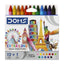 Cera Doms Extra Largas 12 colores (Pack 10 uds)