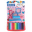 Set plastilina Doms 14 colores + accesorios (Pack 8 uds)