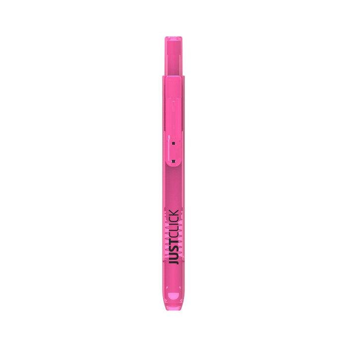 Marcador Fluorescente Justclick Mrh-105 Rosa | Morris | Pack 12 Unidades