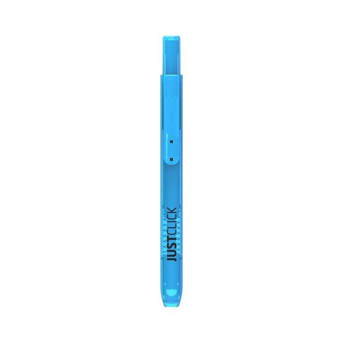 Marcador Fluorescente Justclick Mrh-105 Azul Celeste | Morris | Pack 12 Unidades