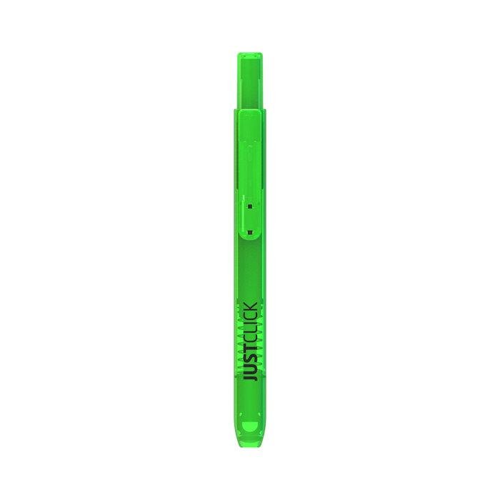 Marcador Fluorescente Justclick Mrh-105 Verde | Morris | Pack 12 Unidades