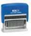Mini Sello Numerador 4 mm Modelo S 120/13 Bandas Azul Marca Colop España