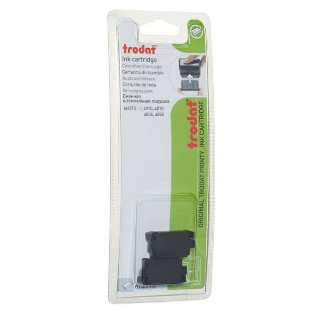 RECAMBIO ALMOHADILLA TINTA AZUL SELLO 4910/4810 BLISTER 2 U | 1 UNIDADES | (TRODAT)