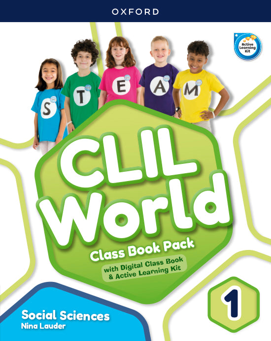 CLIL World Social Sciences 1. Class Book Pack (Madrid) | Varios autores | 9780190547073 (OXFORD)