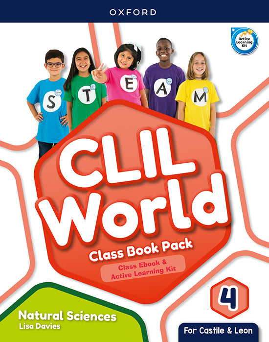 CLIL World Natural Sciences 4. Class Book (Castile & Leon) | Varios autores | 9780190548117 (OXFORD)