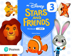 MY DISNEY STARS AND FRIENDS 5AÑOS 3 WB WITH EBOOK 21 | AA,VV | 9781292395517 (Pearson Educacion)