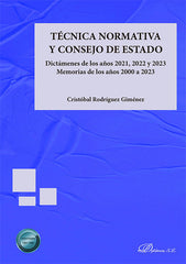 TECNICA NORMATIVA Y CONSEJO DE ESTADO - 9788410709140