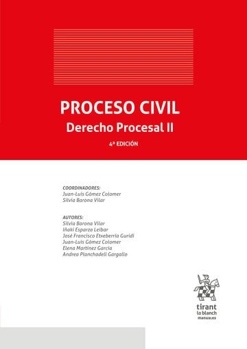 PROCESO CIVIL DERECHO PROCESAL II 4ª EDICION - 9788410715073