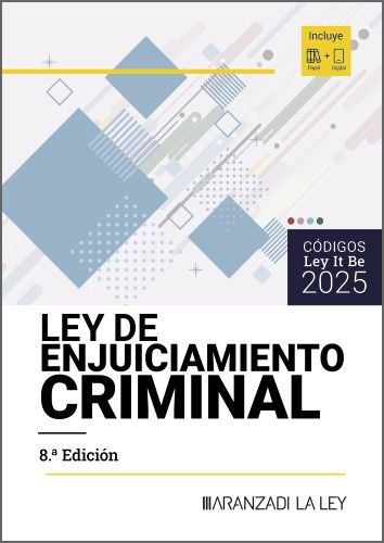 LEY DE ENJUICIAMIENTO CRIMINAL LEYITBE 8ª ED | ARANZADI LA LEY | ARANZADI | 9788410852716