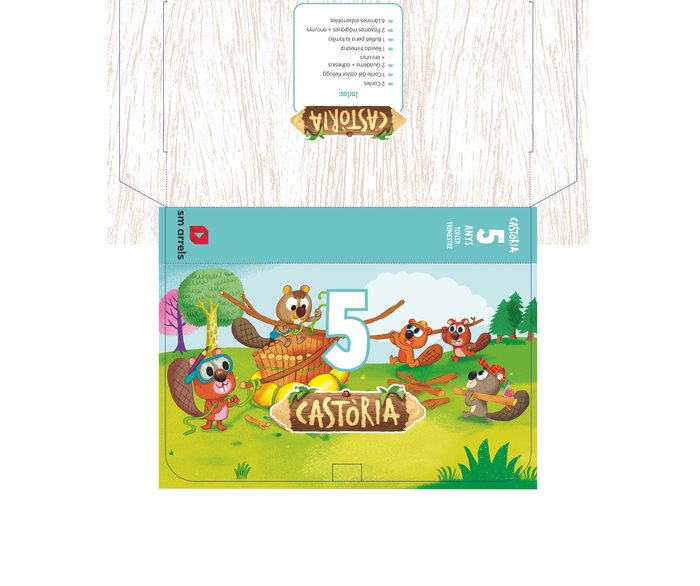 CASTORIA 5AÑOS EI 3oTRIMESTRE 22 VALENCIA AREAS INTEGRADAS | EQUIPO EDITORIAL SM | 9788411201858 (Sm)