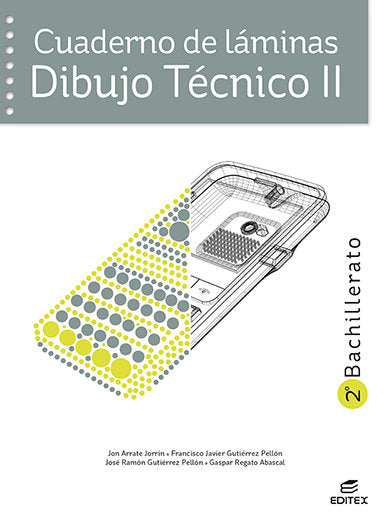 ✅ DIBUJO TECNICO II CUADERNO LAMINAS 2ºBACH 23 I AA,VV I EDITEX I 9788411344951