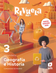 Geografía e Historia. 3 Secundaria. Revuela. Comunidad de Madrid | Varios autores | 9788411826518 (SM)