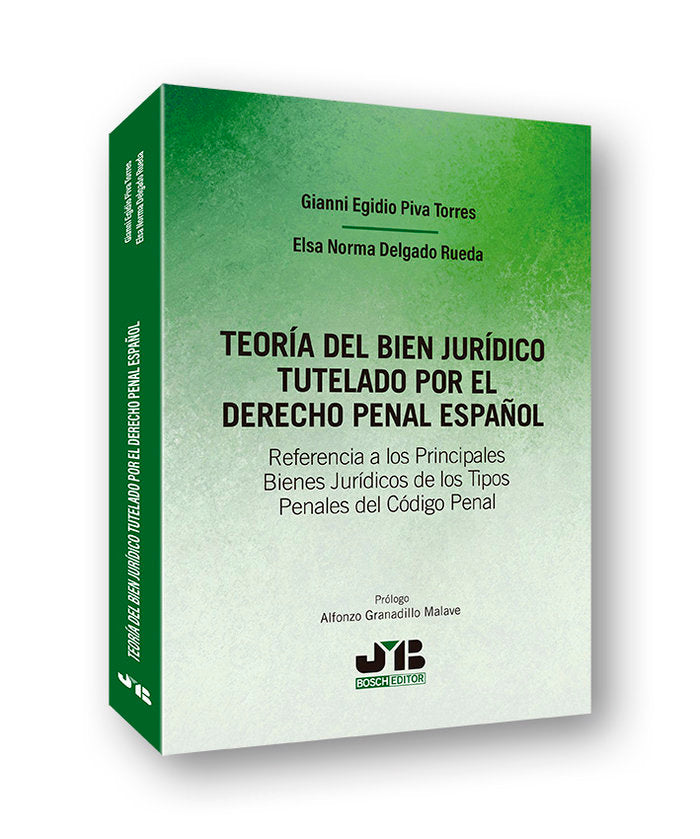 TEORIA DEL BIEN JURIDICO TUTELADO POR EL DERECHO PENAL ESPAÑ - 9788412242904