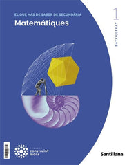 ✅ MATEMATIQUES CCSS 1ºNB MEDITERRANEA CATALAN 22 CONSTR,MONS I AA,VV I GRUP PROMOTOR SANTILLANA I 9788413158341