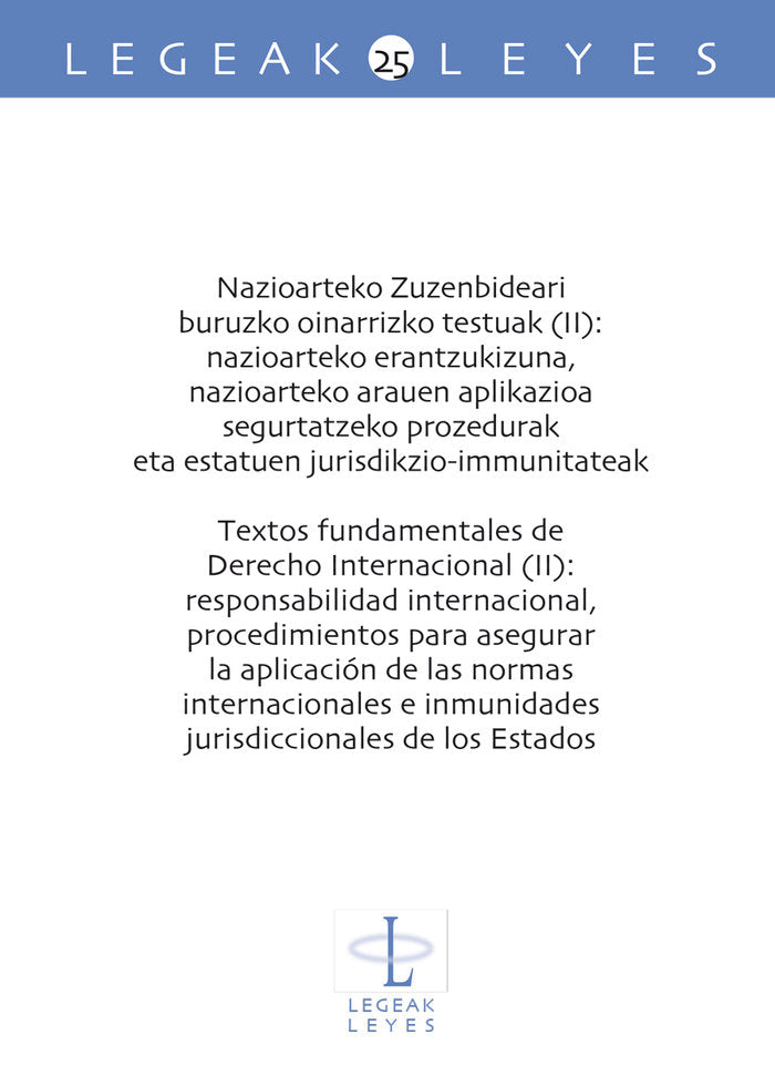 NAZIOARTEKO ZUZENBIDEARI BURUZKO OINARRIZKO TESTUAK II T - 9788413194394