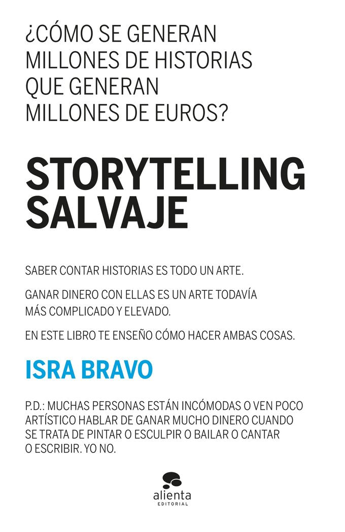 STORYTELLING SALVAJE | ISRA BRAVO | ALIENTA EDITORIAL | 9788413442983