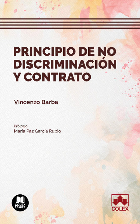 PRINCIPIO DE NO DISCRIMINACION Y CONTRATO - 9788413597720