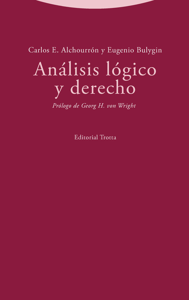 ANALISIS LOGICO Y DERECHO - 9788413640013