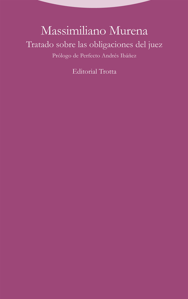TRATADO SOBRE LAS OBLIGACIONES DEL JUEZ - 9788413640693