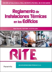 REGLAMENTO INSTALACIONES TERMICAS EDIFICIOS RITE 8ªEDICION | AA,VV | PARANINFO | 9788413661742