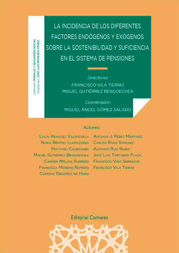 INCIDENCIA DE LOS DIFERENTES FACTORES ENDOGENOS Y EXONGENOS - 9788413690582