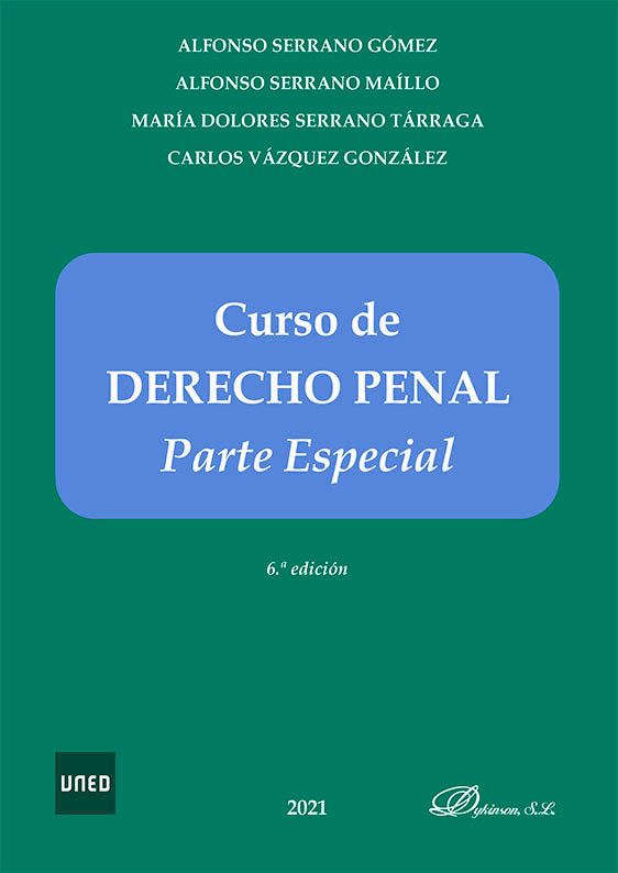 CURSO DE DERECHO PENAL PARTE ESPECIAL - 9788413777139