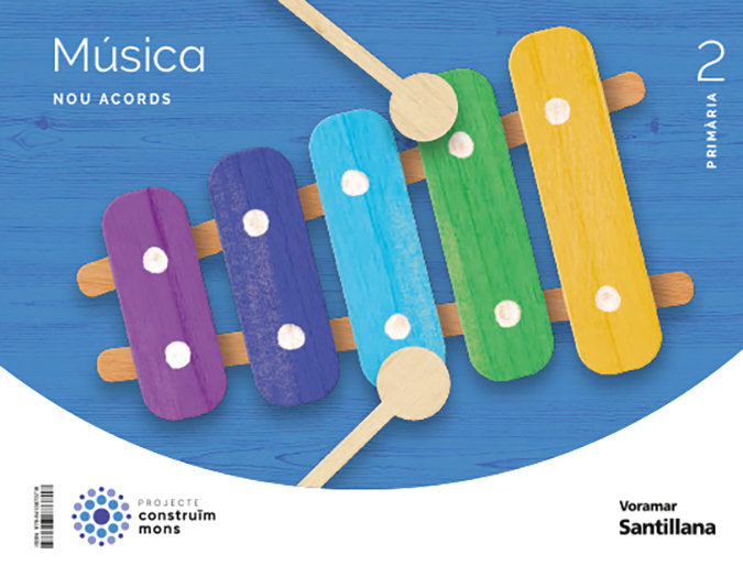 MUSICA 2º de Primaria VALENCIA 23 NUEVO ACORDES | AA,VV | 9788413873718 (Voramar Santillana)