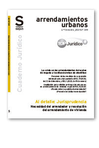 NECESIDAD DEL ARRENDADOR Y RESOLUCION DEL ARRENDAMIENTO DE - 9788413880464