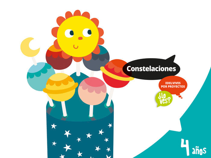 CONSTELACIONES 4AÑOS EI 17 LO VES | AA,VV | 9788414006610 (Edelvives)