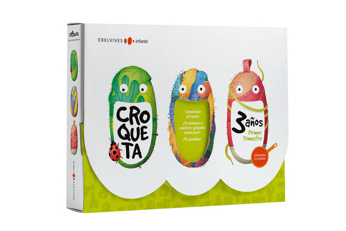 CROQUETA 3AÑOS EI 1oTRIMESTRE 19 | Varios Autores | 9788414015803 (Edelvives)
