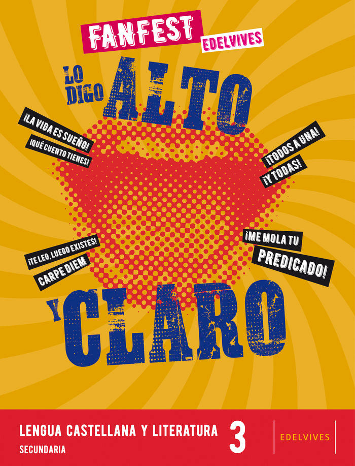 Proyecto: FanFest - Lengua Castellana y Literatura 3ºESO | Varios autores | 9788414037331 (EDELVIVES)
