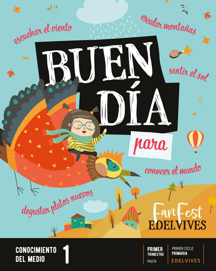 CONOCIMIENTO MEDIO 1oEP PAUTA 22 FANFEST | AA,VV | 9788414037782 (Edelvives)