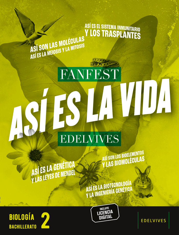 ✅ BIOLOGIA 2ºBACH 23 FANFEST I AA,VV I EDELVIVES I 9788414044810