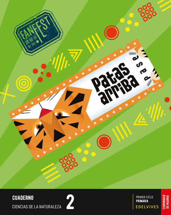 CUADERNO CIENCIAS NATURALEZA 2º de Primaria MADRID 23 FANFEST | AA,VV | 9788414045565 (Edelvives)