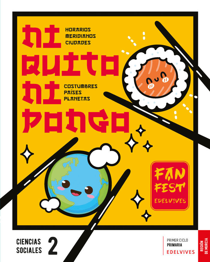 CIENCIAS SOCIALES 2º de Primaria MURCIA 23 FANFEST | AA,VV | 9788414046050 (Edelvives)