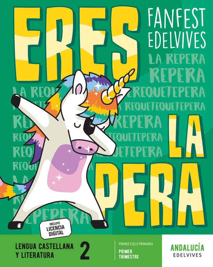 LENGUA 2º de Primaria ANDALUCIA 23 FANFEST | AA,VV | 9788414048474 (Edelvives)