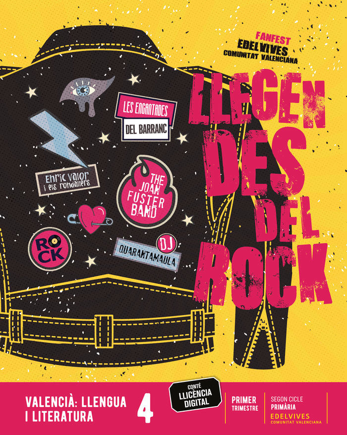 Projecte: FanFest. Valencià : Llengua i Literatura 4. Trimestres | Varios autores | 9788414049013 (Edelvives)