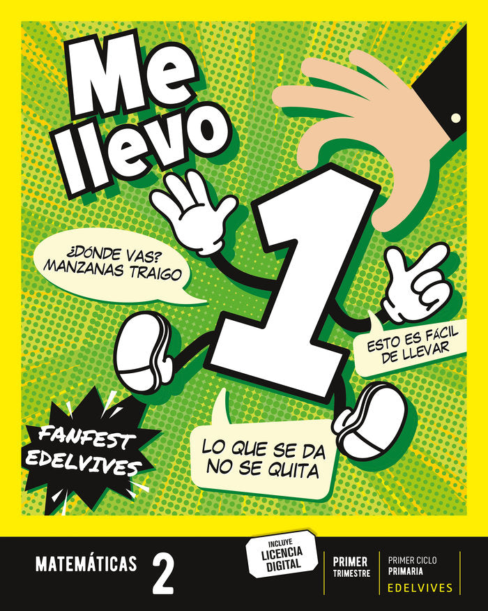 MATEMATICAS 2º de Primaria C,LEON/GAL 23 FANFEST | AA,VV | 9788414049938 (Edelvives)