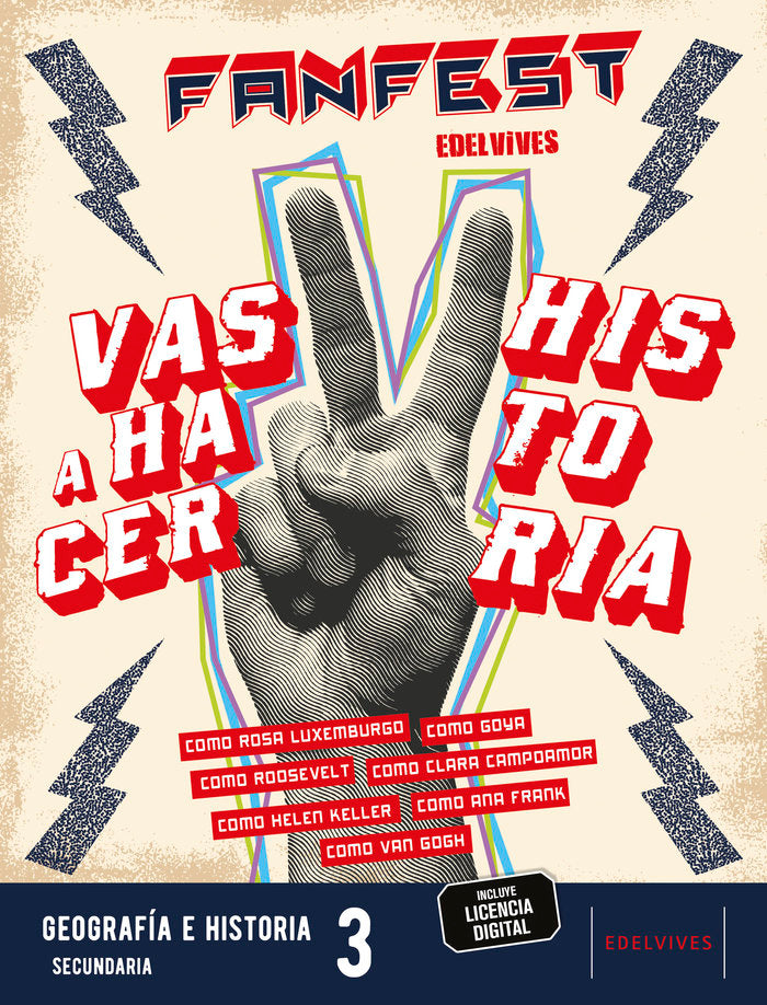 Proyecto: FanFest - Geografía e Historia 3ºESO | Área de Proyectos Educativos de Secundaria Edelvives | 9788414052822 (EDELVIVES)