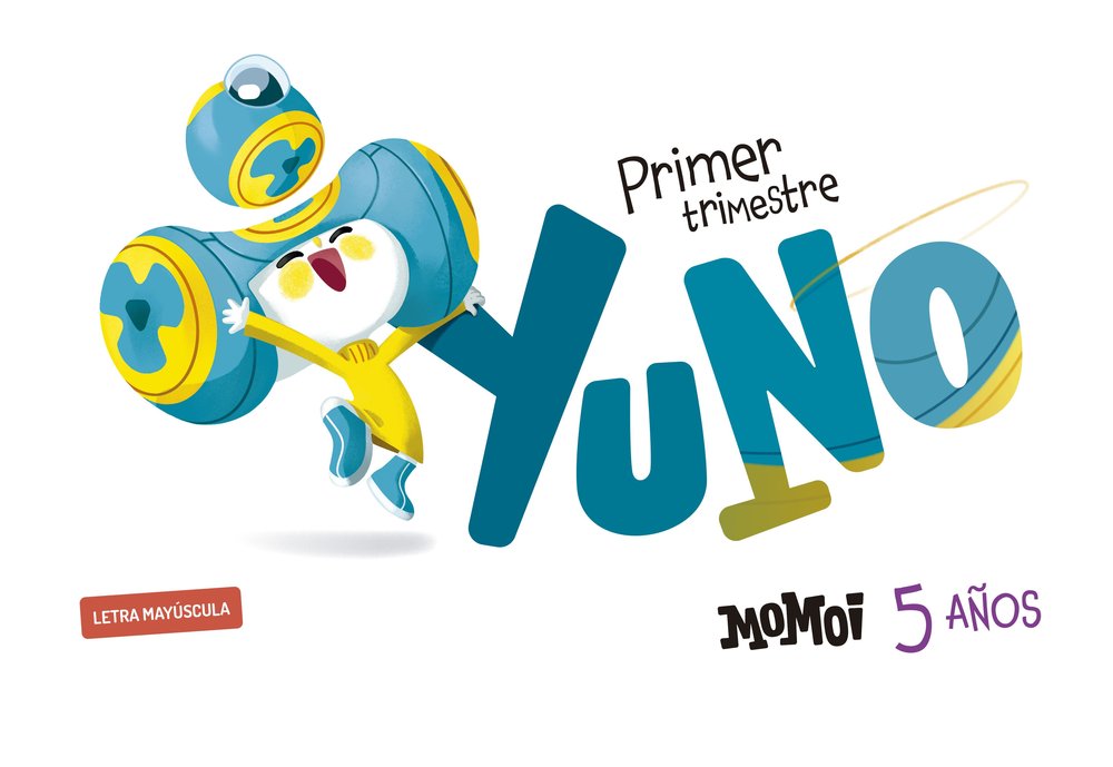 MOMOI 5AÑOS EI 1oTRIMESTRE 25 MAYUSCULAS | AA,VV | 9788414061978 (Edelvives)