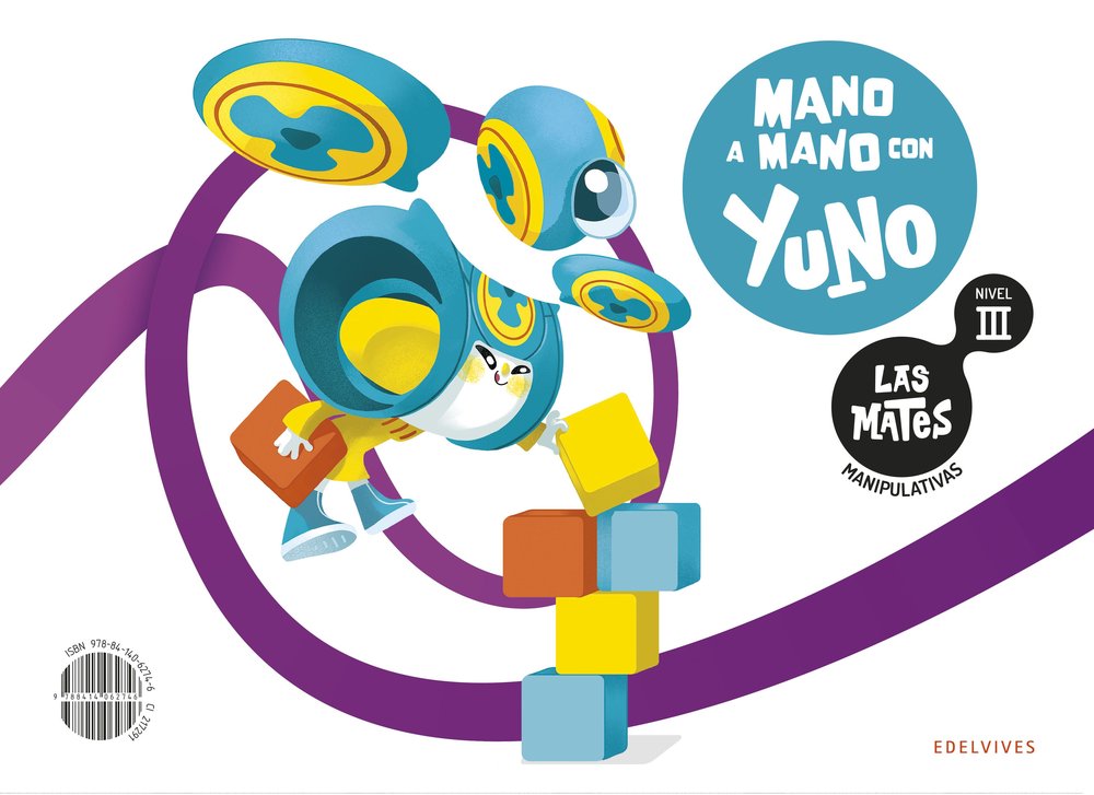 MATEMATICAS MANIPULATIVAS 5AÑOS EI 25 NIVEL 3 | AA,VV | 9788414062746 (Edelvives)