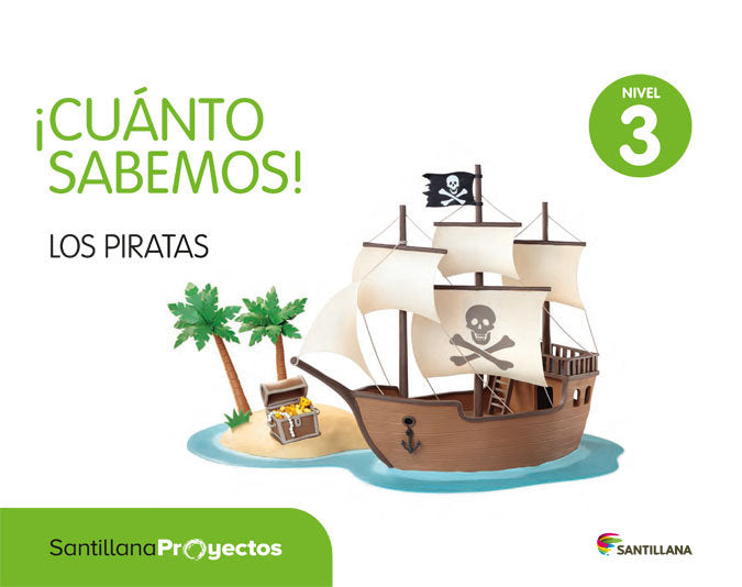 CUANTO SABEMOS 3 LOS PIRATAS 5AÑOS 18 | AA,VV | 9788414112571 (Santillana)