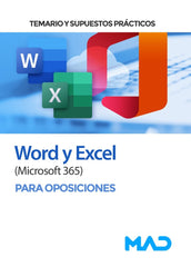 WORD Y EXCEL MICROSOFT 365 TEMARIO SUPUESTOS PRACTICOS | AA,VV | MAD | 9788414248768