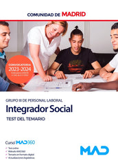 INTEGRADOR SOCIAL GRUPO III TEST TEMARIO COMUNIDAD MADRID | AA,VV | MAD | 9788414276372