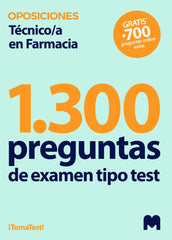 1300 PREGUNTAS DE EXAMEN TIPO TEST PARA OPOSICIONES A TECNI | GARCIA BERMEJO, Mª JOSE/TORRES FONSECA, | MAD | 9788414280263