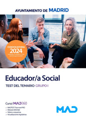 EDUCADOR/A SOCIAL AYUNTAMIENTO MADRID TEST DEL TEMARIO | TORRES FONSECA, FRANCISCO JESUS/GARCIA F | MAD | 9788414286661